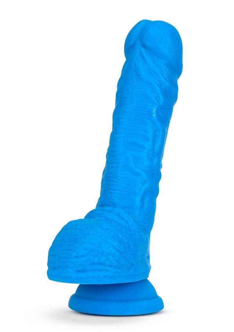 Neo Elite Silicone Dual Density Dildo with Balls