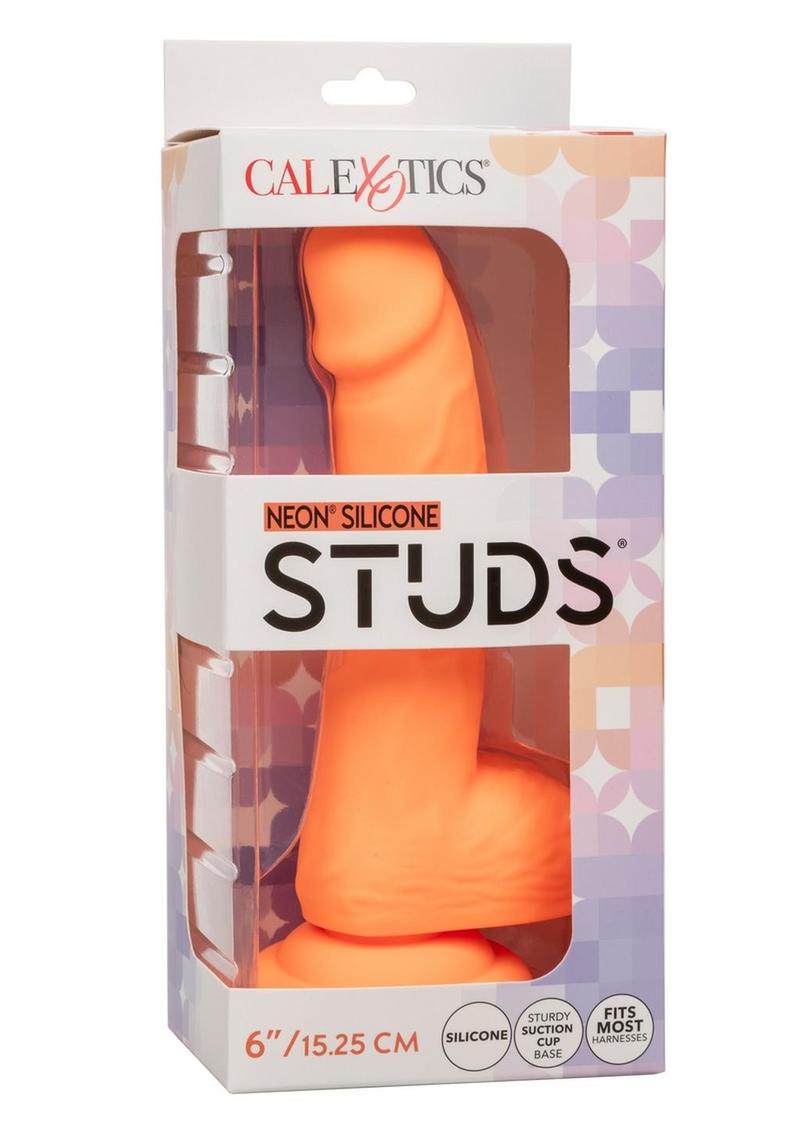 Neon Silicone Studs Dildo