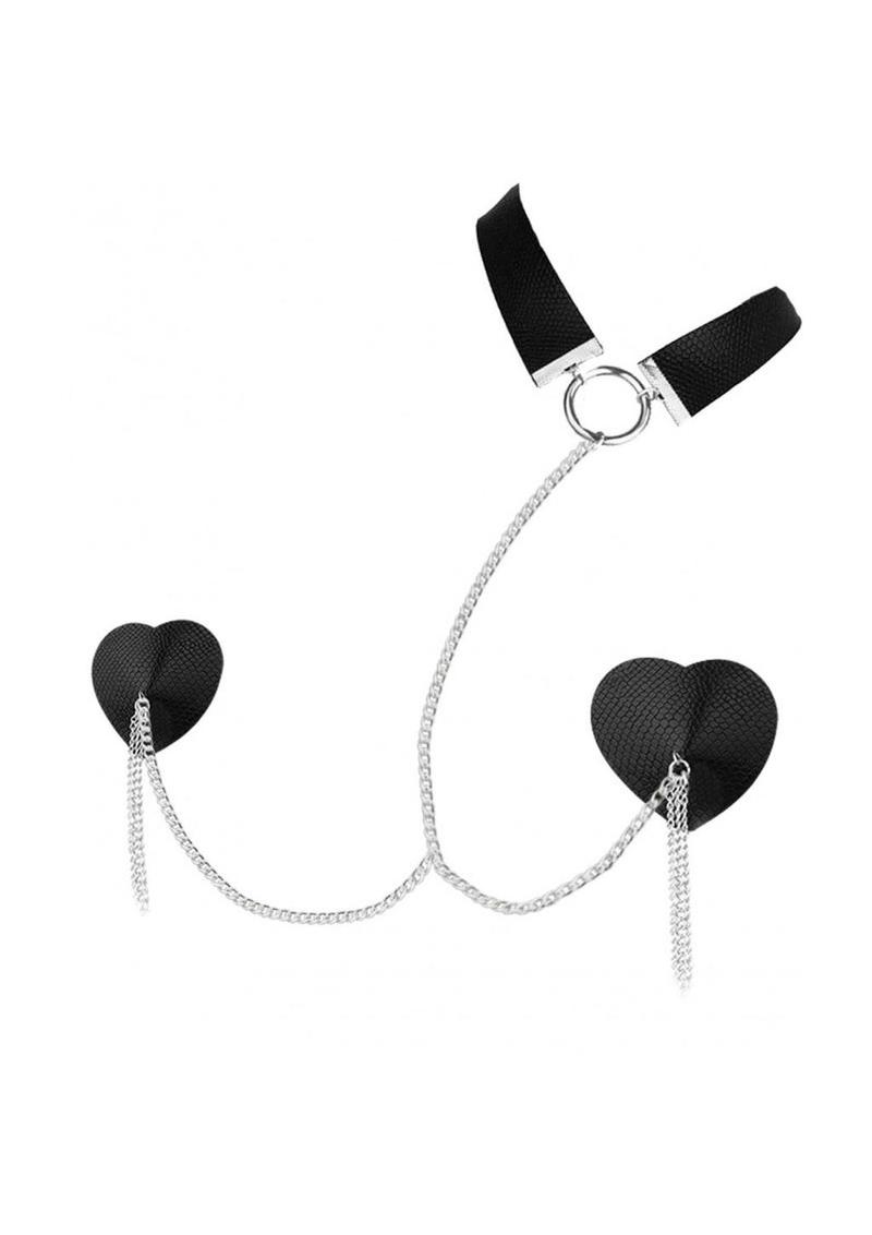 Nipplicious Dominatirix Pasties with Collar
