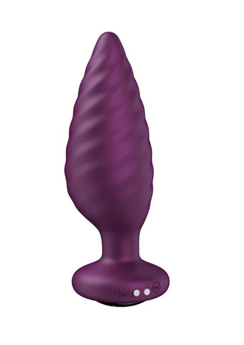 Noah App Controlled Rechargeable Silicone Rotating Butt Plug