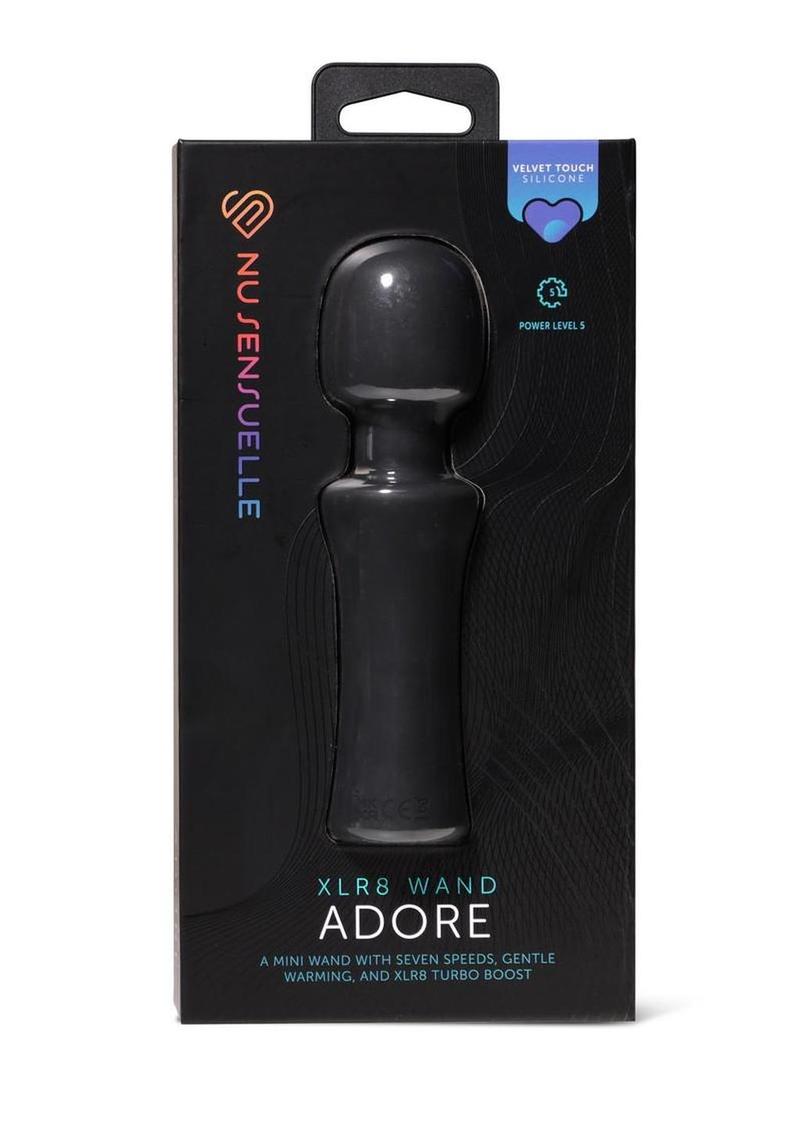 Nu Sensuelle Adore Xrl8 Rechargeable Silicone Wand with Heat