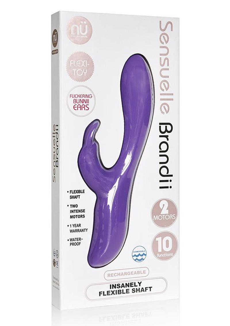 Nu Sensuelle Brandii Rechargeable Silicone G-Spot Rabbit Vibrator
