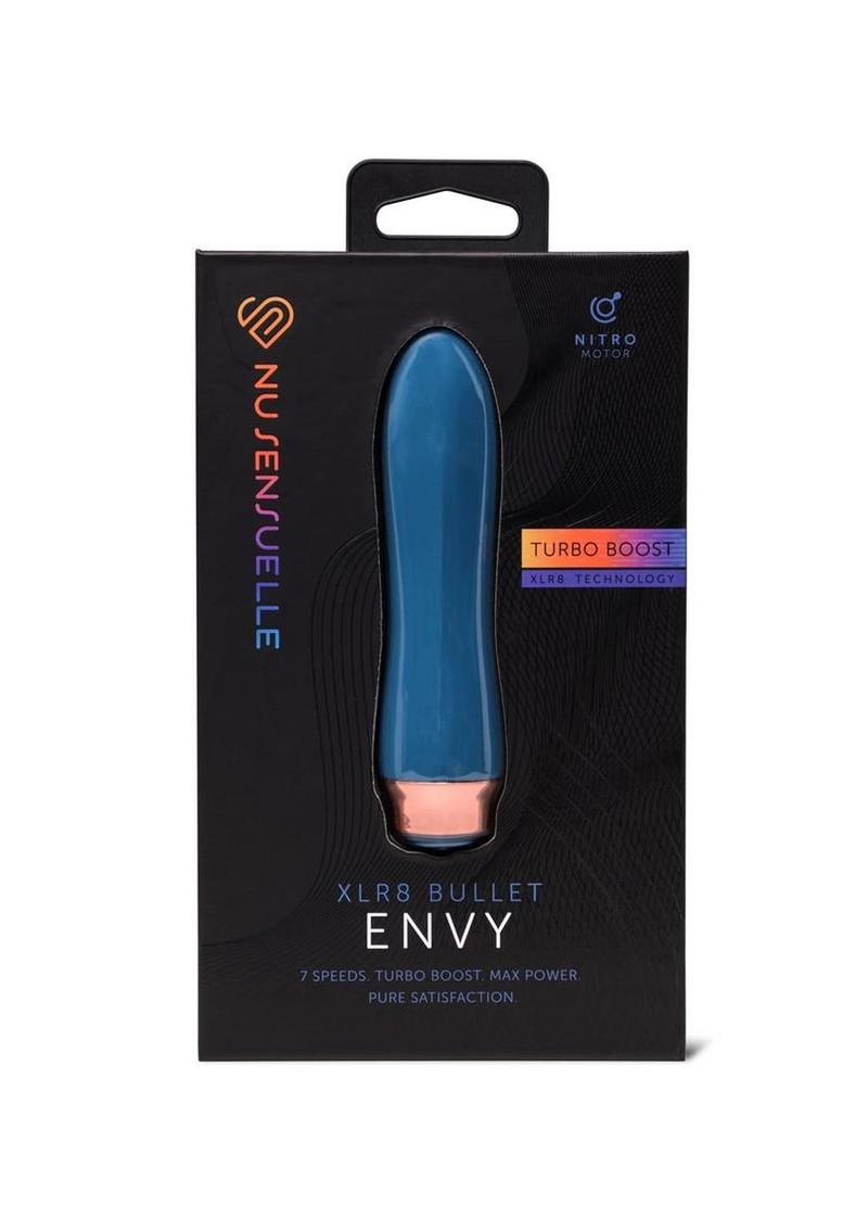 Nu Sensuelle Envy Xlr8 Rechargeable Silicone Bullet with Nitro Motor - Deep