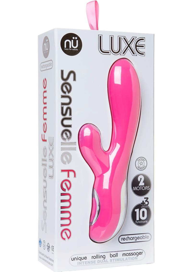 Nu Sensuelle Femme Luxe Rechargeable Silicone Rabbit Vibrator
