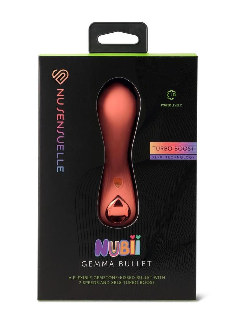 Nu Sensuelle Gemma Turbo Rechargeable Silicone Bullet