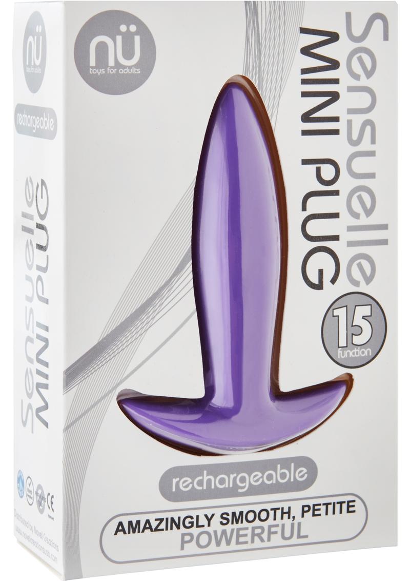 Nu Sensuelle Mini-Plug Rechargeable Silicone Vibrating Plug