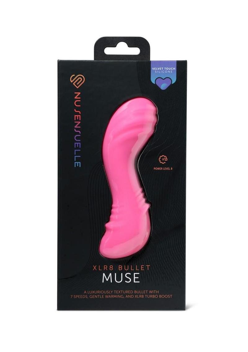 Nu Sensuelle Muse Xlr8 Rechargeable Silicone Bullet Vibrator with Heat