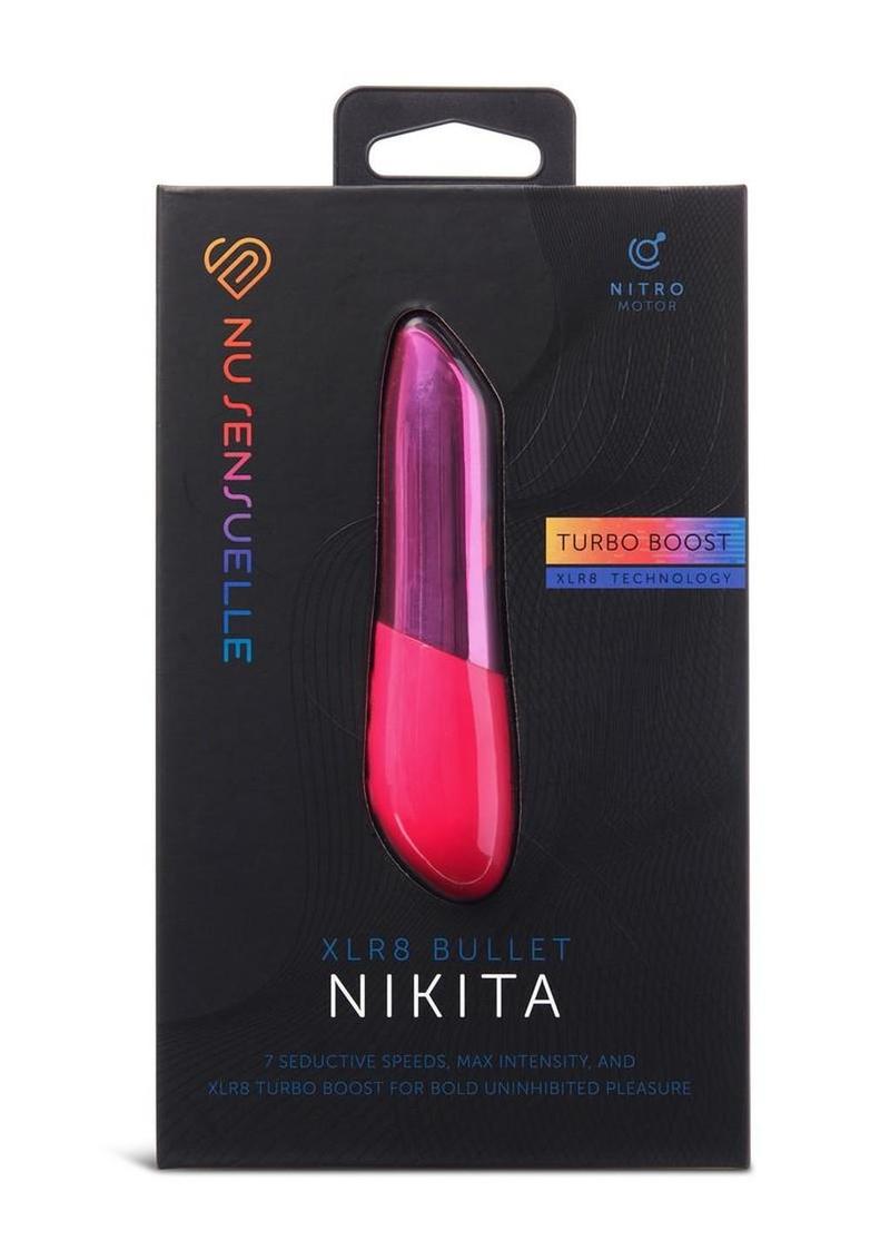 Nu Sensuelle Nikita Rechargeable Silicone Bullet with Nitro Motor