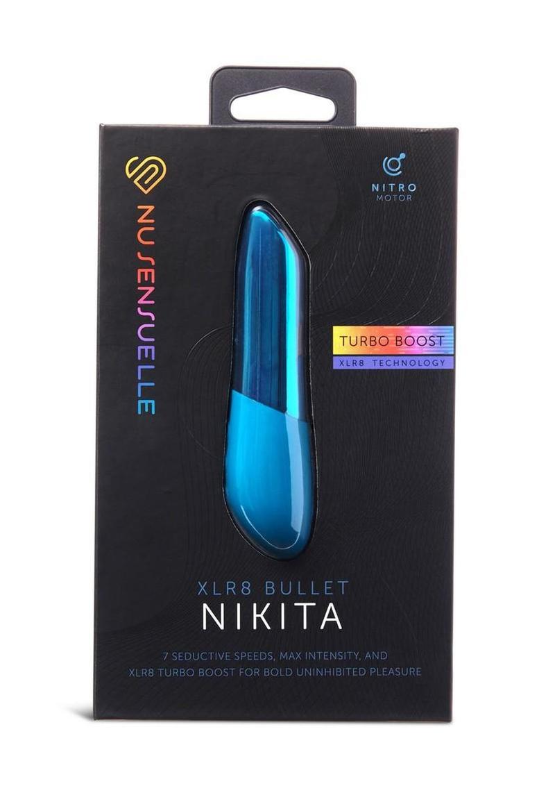 Nu Sensuelle Nikita Rechargeable Silicone Bullet with Nitro Motor - Deep