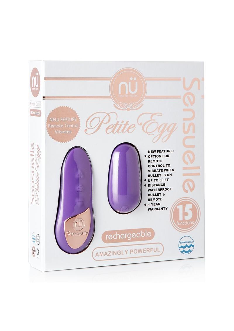 Nu Sensuelle Remote Control Petite Egg Rechargeable
