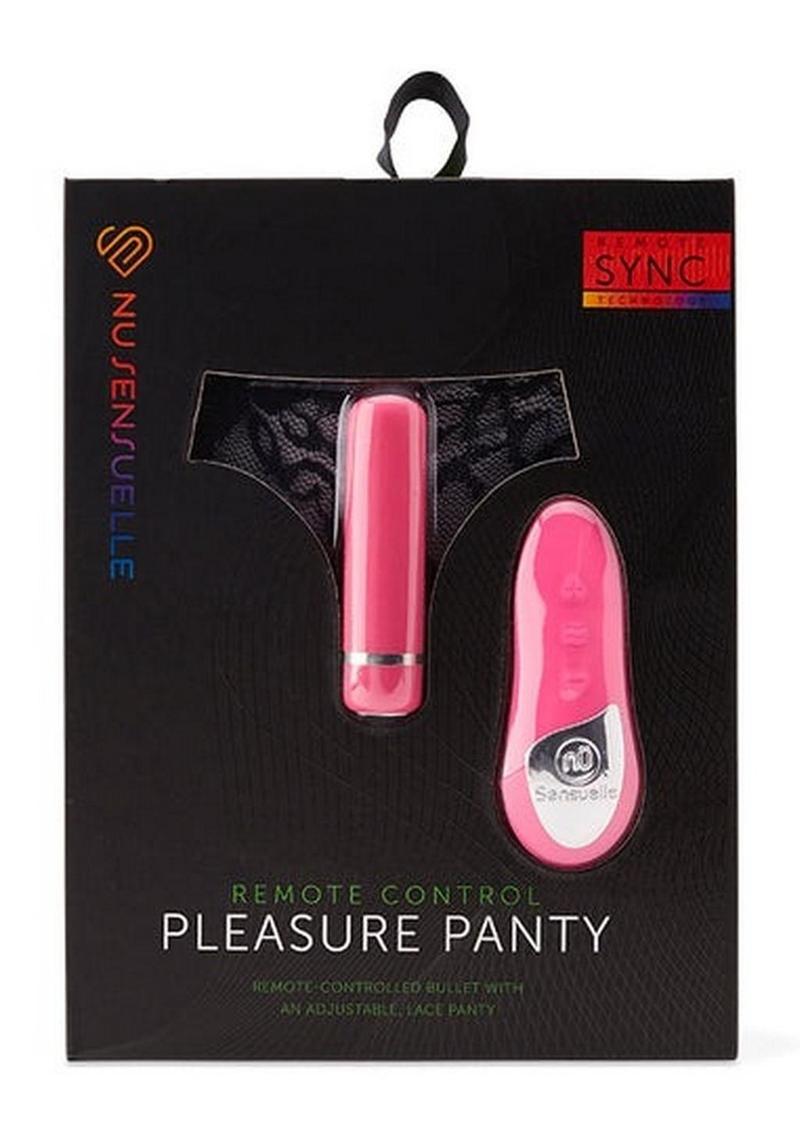 Nu Sensuelle Pleasure Panty Vibe Rechargeable Silicone Remote and Bullet