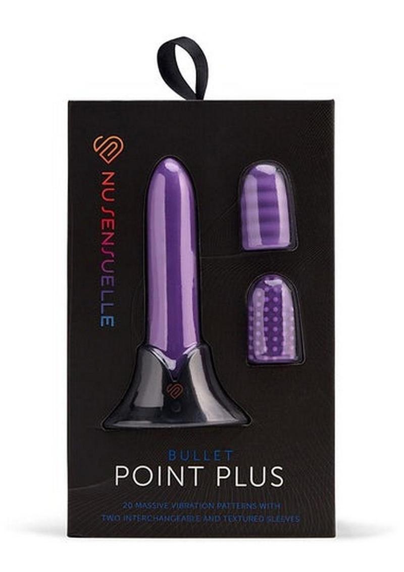 Nu Sensuelle Point Plus Rechargeable Silicone Bullet