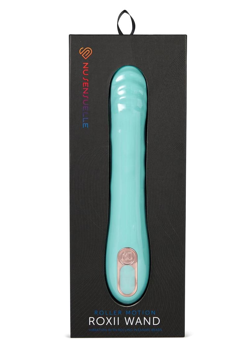 Nu Sensuelle Roxii Rechargeable Silicone Wand with Roller Motion