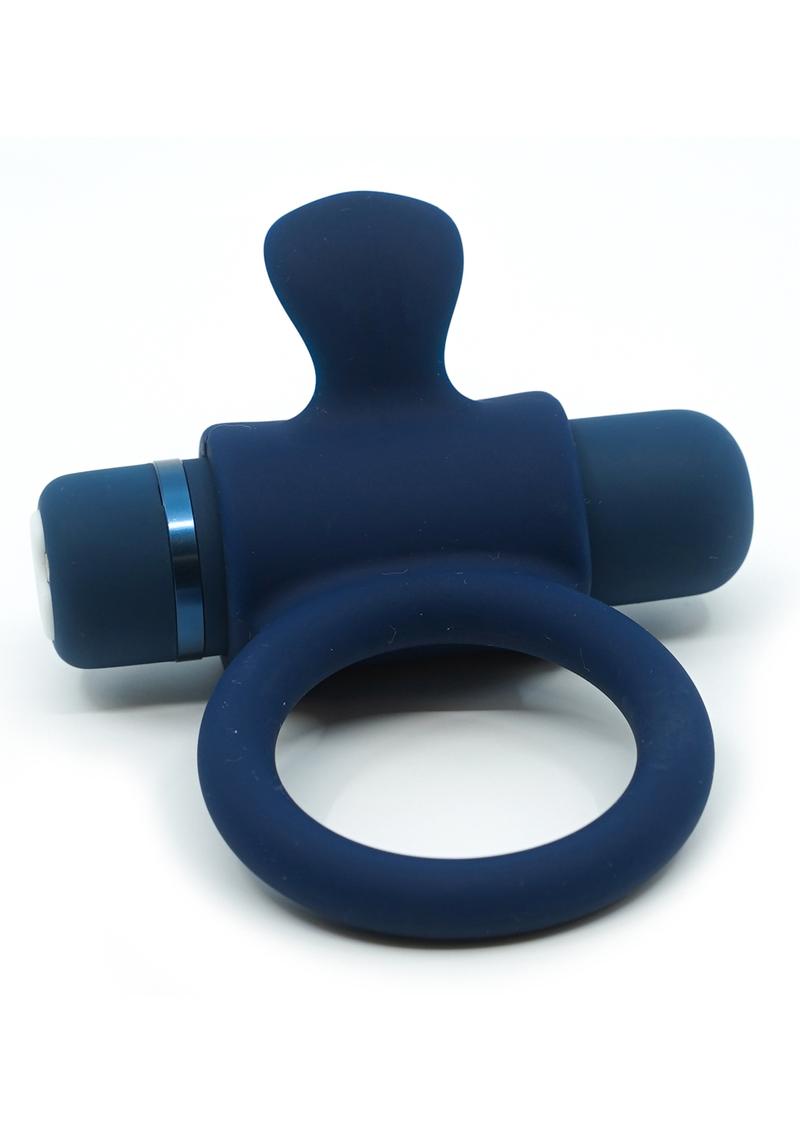 Nu Sensuelle Silicone Bullet Ring Rechargeable Vibrating Cock Ring