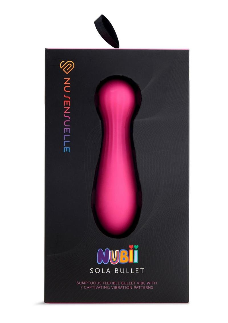Nu Sensuelle Sola Nubii Flexible Rechargeable Silicone Bullet
