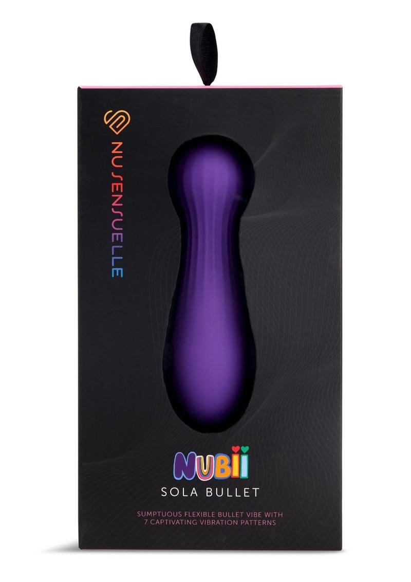 Nu Sensuelle Sola Nubii Flexible Rechargeable Silicone Bullet