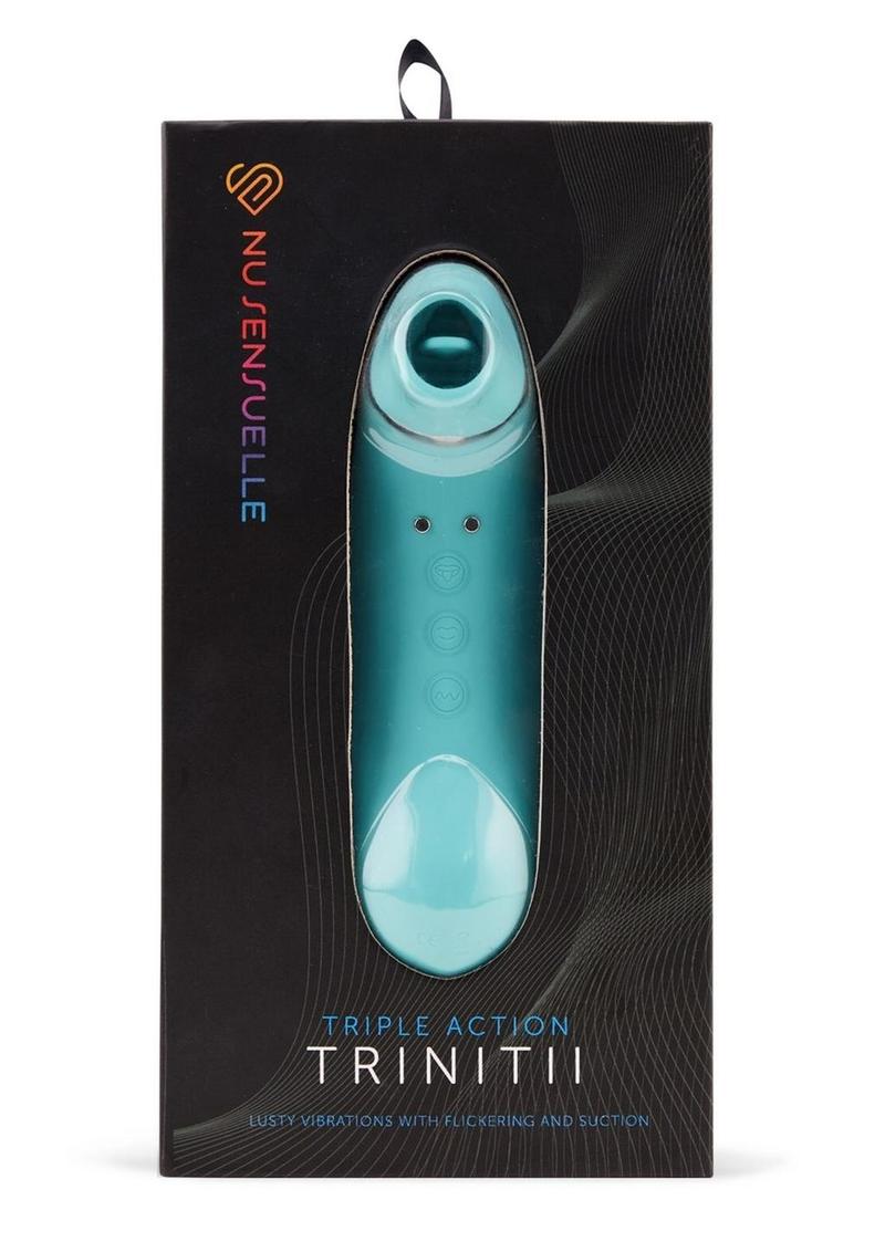 Nu Sensuelle Trinitii Triple Action Rechargeable Silicone Vibrator