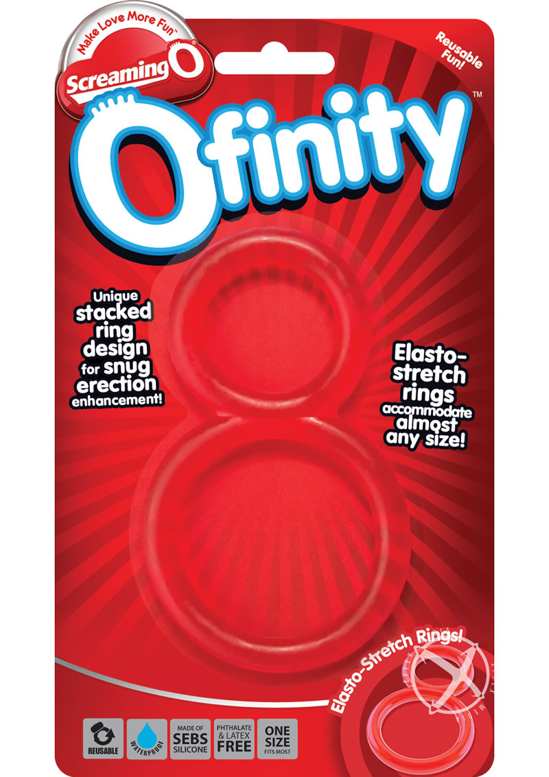 Ofinity Super Stretchy Double Silicone Cock Ring Waterproof