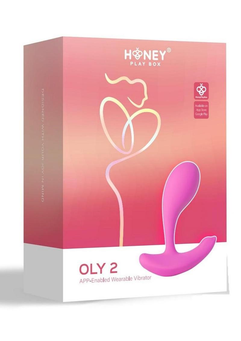 Oly 2 Pressure Sensing App Enabled Wearable Rechargeable Silicone Clit and G-Spot Vibrator