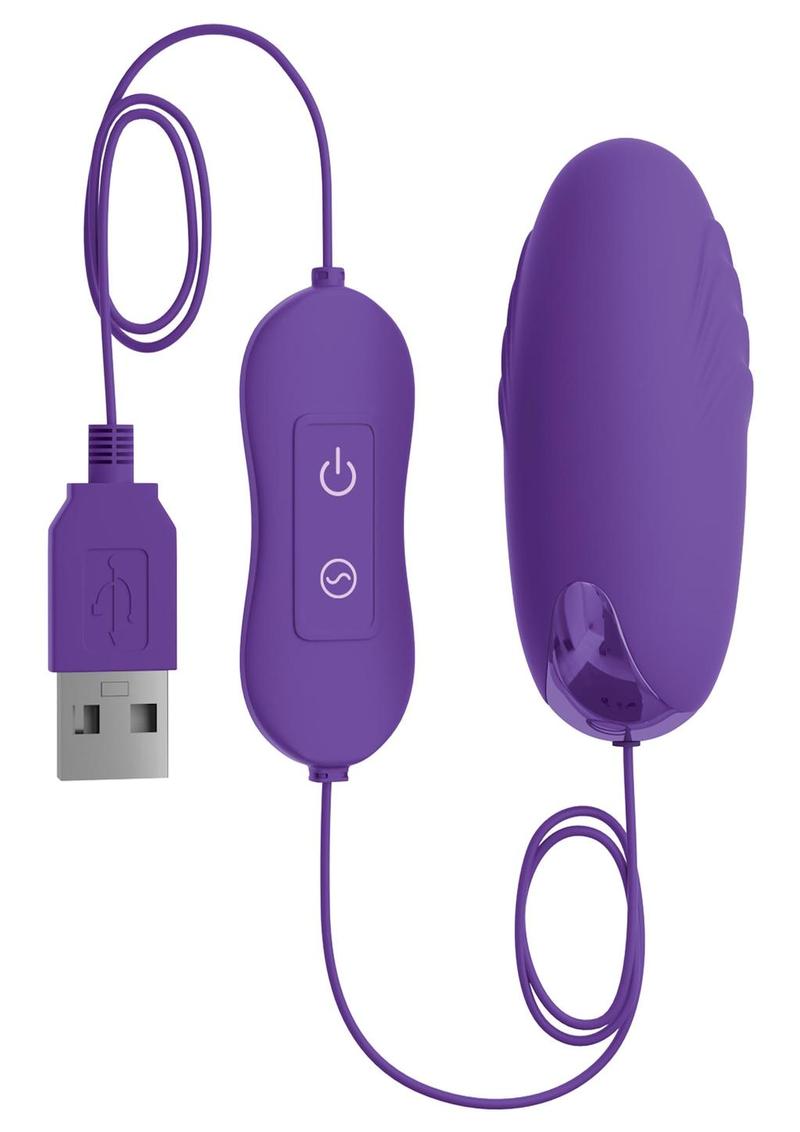 Omg! Bullets #Happy USB-Powered Silicone Vibrating Bullet