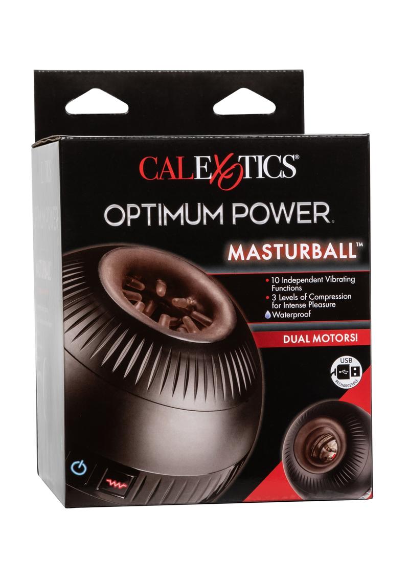 Optimum Power Masturball Rechargeable Vibrating Masturbator