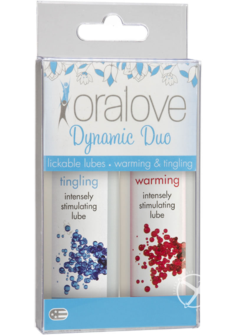 Oralove Dynamic Duo Lickable Warming and Tingling Lubricant