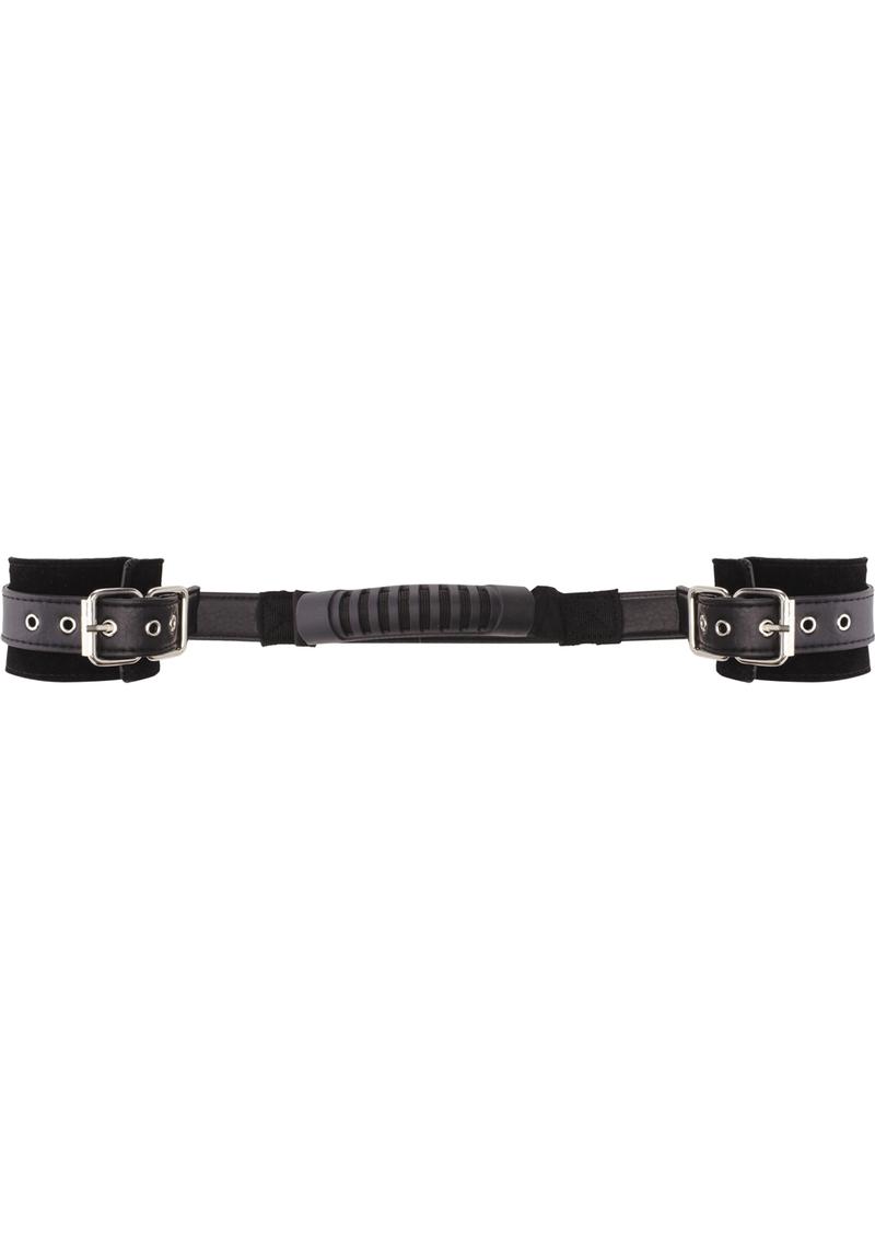 Ouch! Adjustable Leather Handcuffs with Adjustable Straps