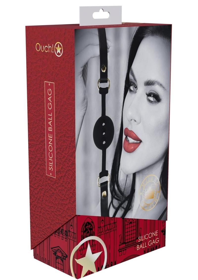 Ouch! Milan Collection Silicone Ball Gag