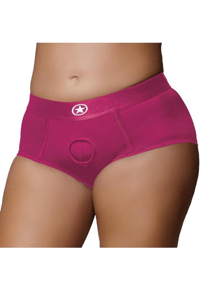 Ouch! Vibrating Strap-On Brief Rechargeable