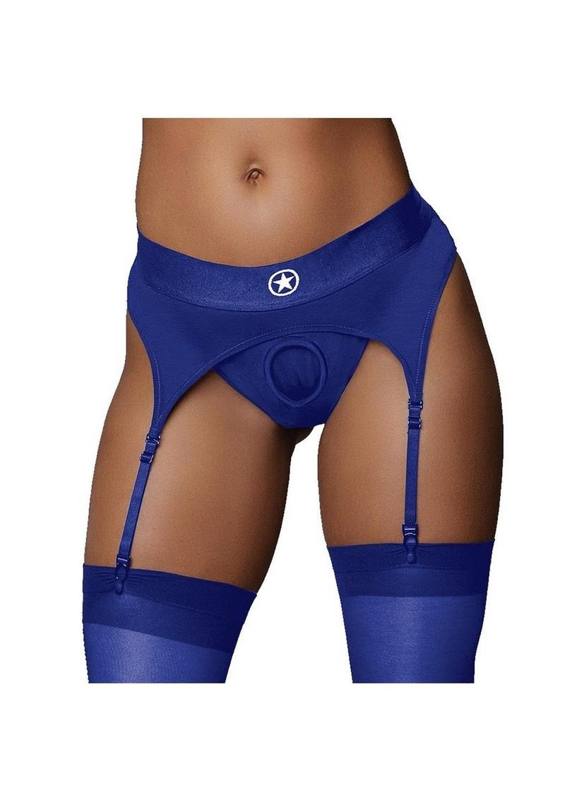 Ouch! Vibrating Strap-On Thong Rechargeable