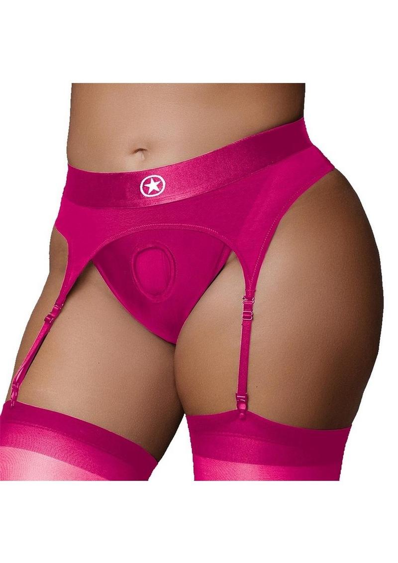 Ouch! Vibrating Strap-On Thong Rechargeable