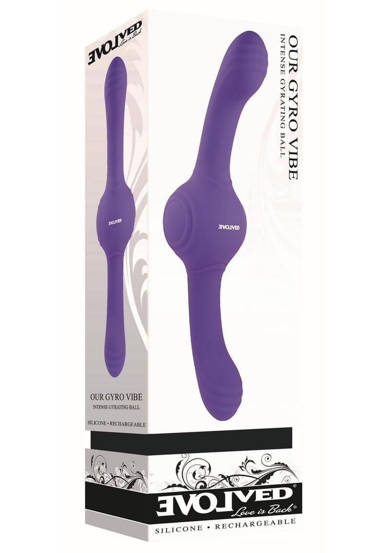 Our Gyro Vibe Rechargeable Silicone Dual End Vibrator