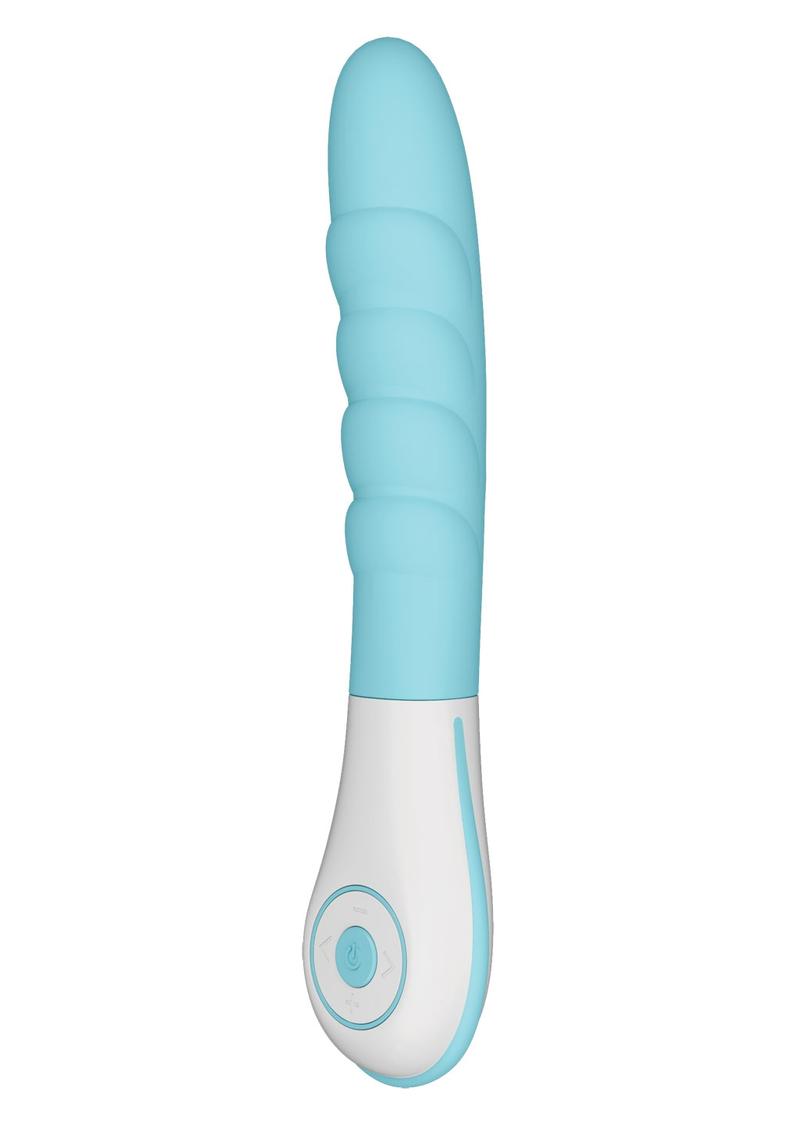OVO Silkskyn Rechargeable Silicone Ribbed Vibrator