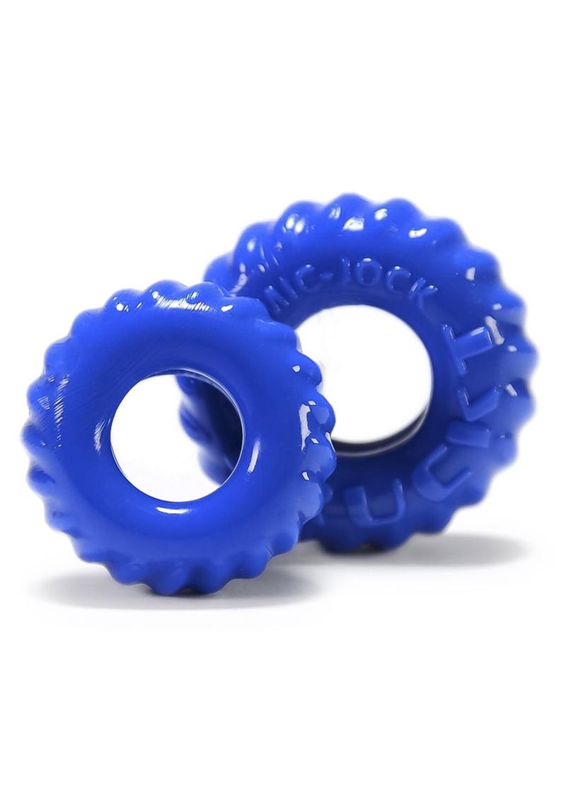 Oxballs Truckt Cock Ring (2 Pack) - Police