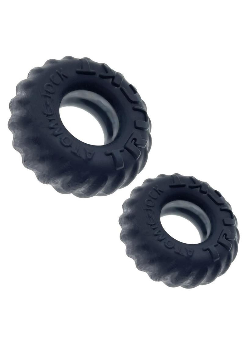 Oxballs Truckt Plus+ Silicone Cock Ring (2 Pack) - Night Edition