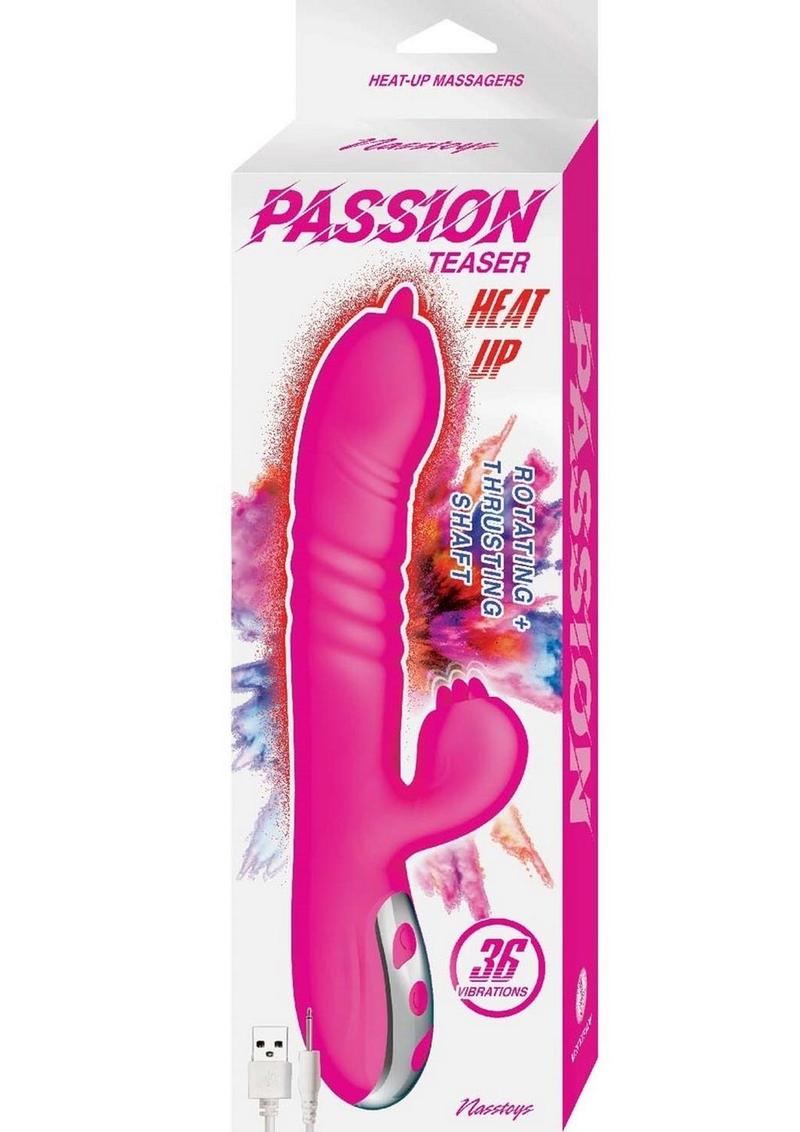 Passion Teaser Heat Up Rechargeable Silicone Rabbit Vibrator