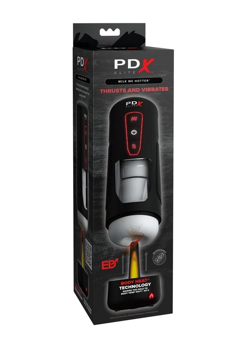 Pdx Elite Milk Me Hotter Rechargeable Stroker