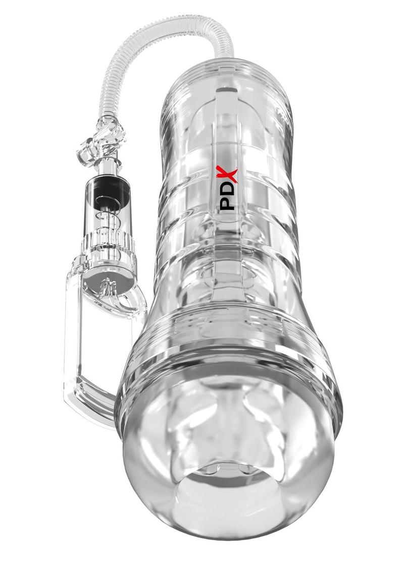 Pdx Elite Viewtube Vac XXL Pump See-Thru EZ-Grip Pump Stroker - General Orifice