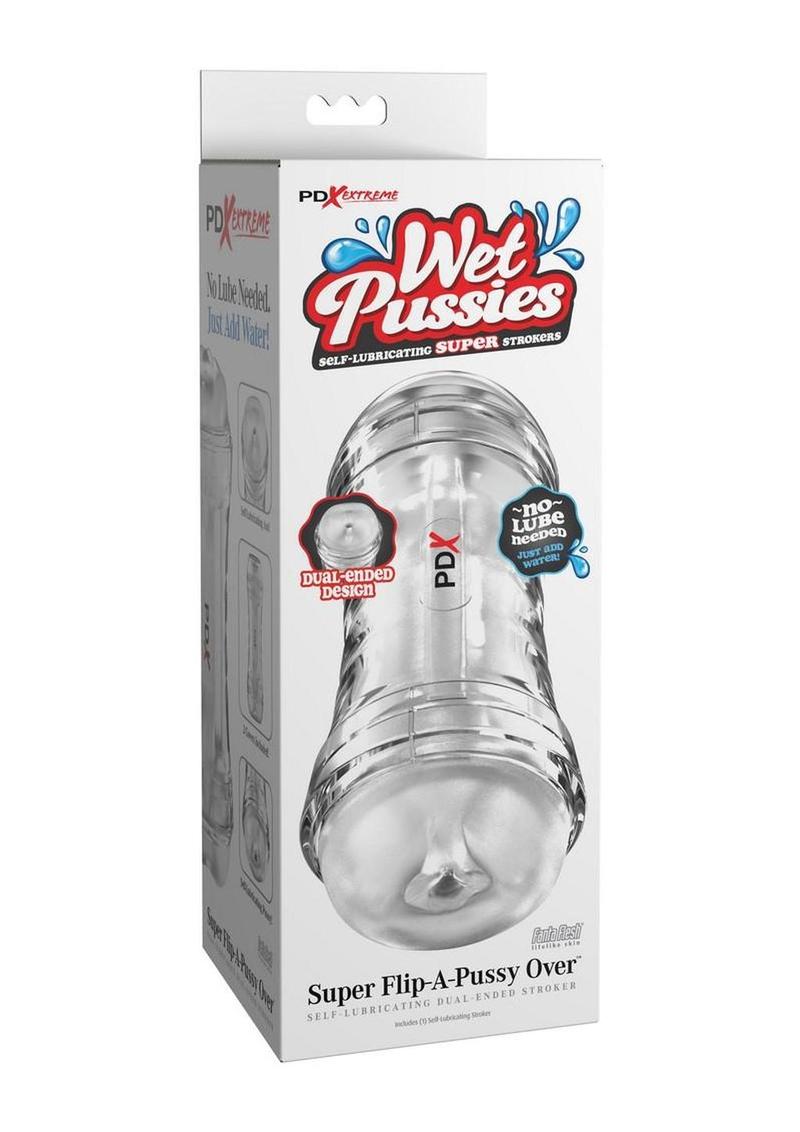 Pdx Extreme Wet Pussies Super Flip-A-Pussy Over Self-Lubricating Stroker - Pussy/Ass