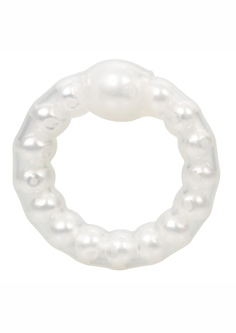 Pearl Beaded Prolong Silicone Cock Ring