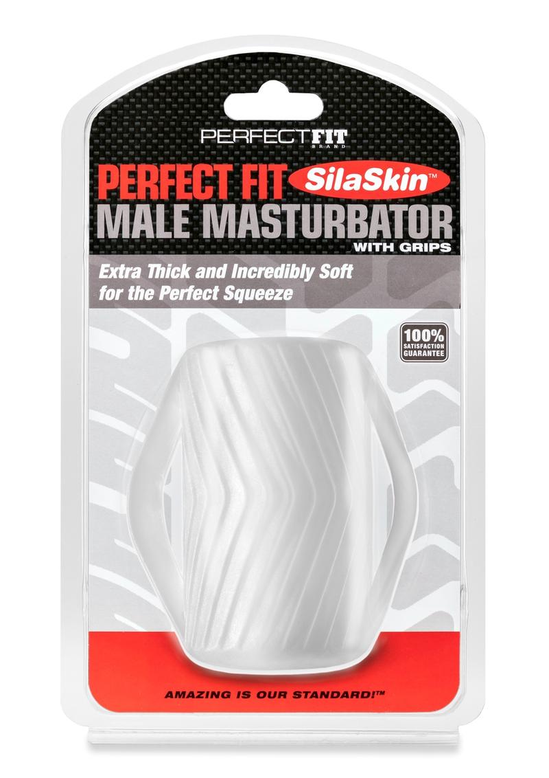 Perfect Fit Male Masturbator with Grips Silaskin