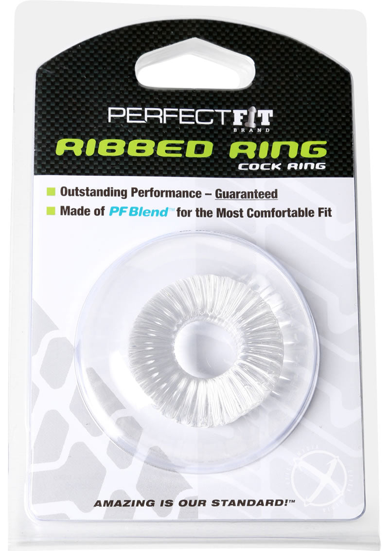 Perfect Fit Ribbed Ring Cock Ring