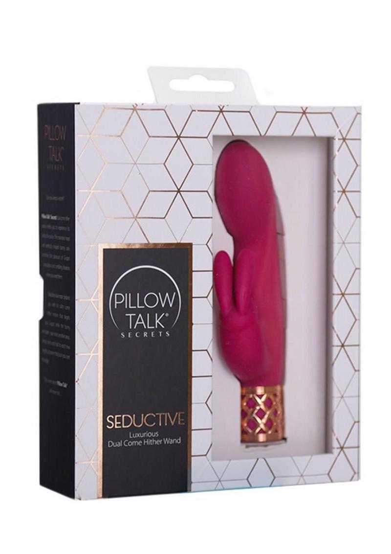 Pillow Talk Secrets Seductive Rechargeable Silicone Dual Come Hither Wand