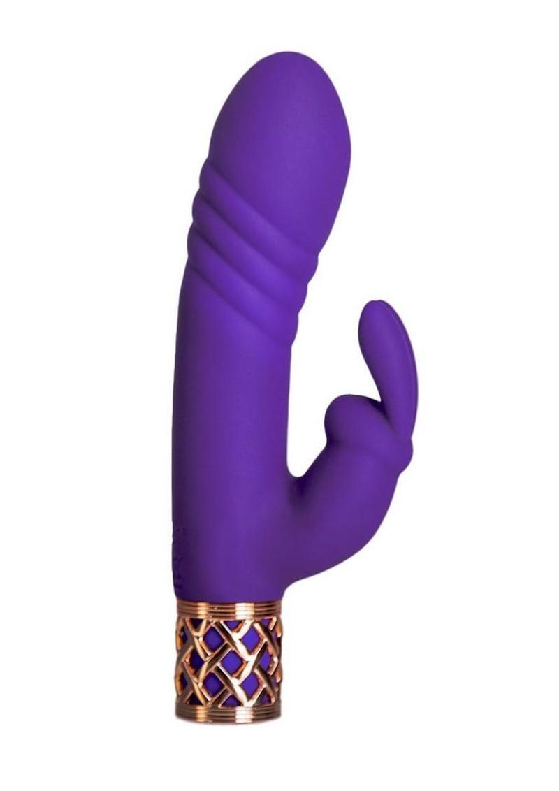 Pillow Talk Secrets Sensual Rechargeable Silicone Dual Thrusting Rabbit Wand