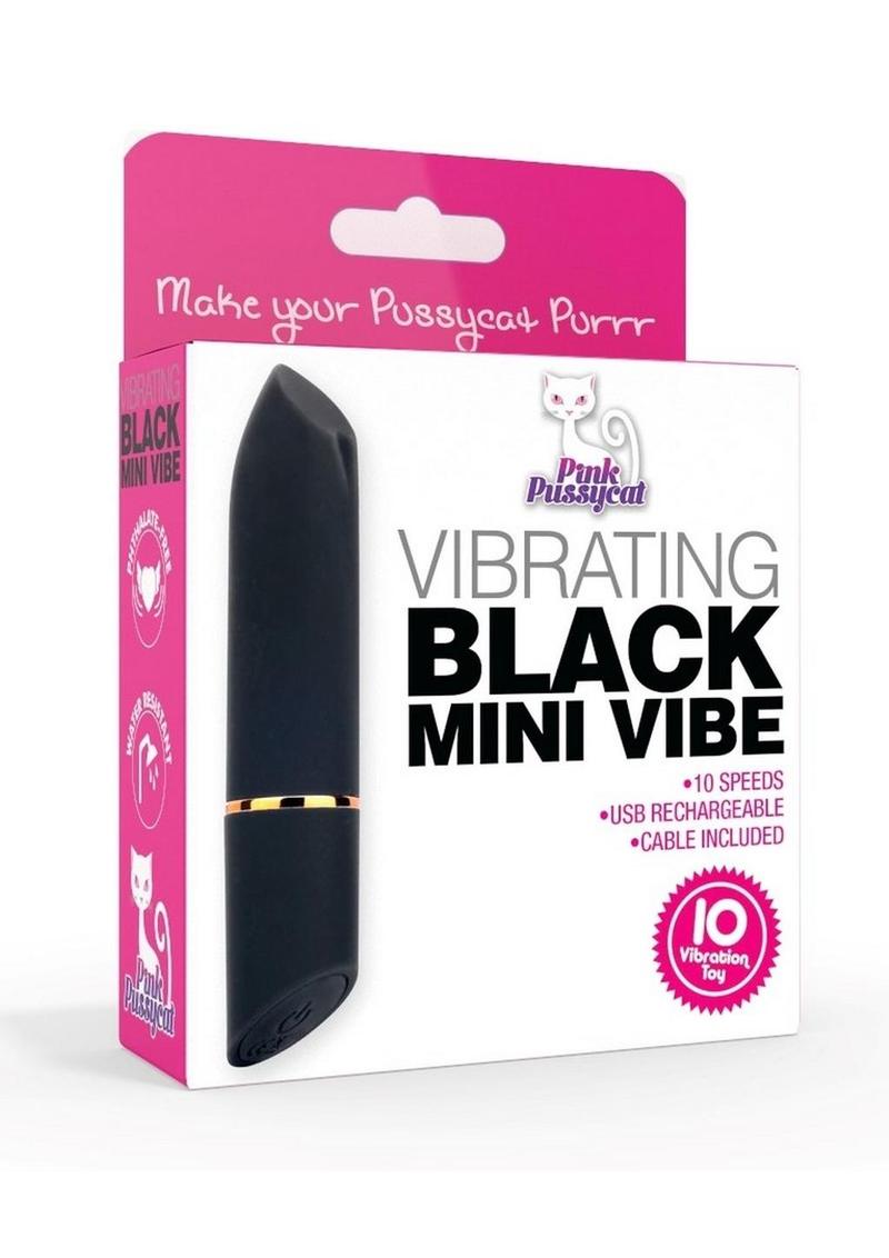 Pink Pussycat Mini Vibe Rechargeable Silicone Bullet