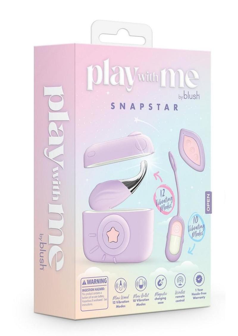 Play with Me Snapstar Rechargeable Vibrator Set with Remote