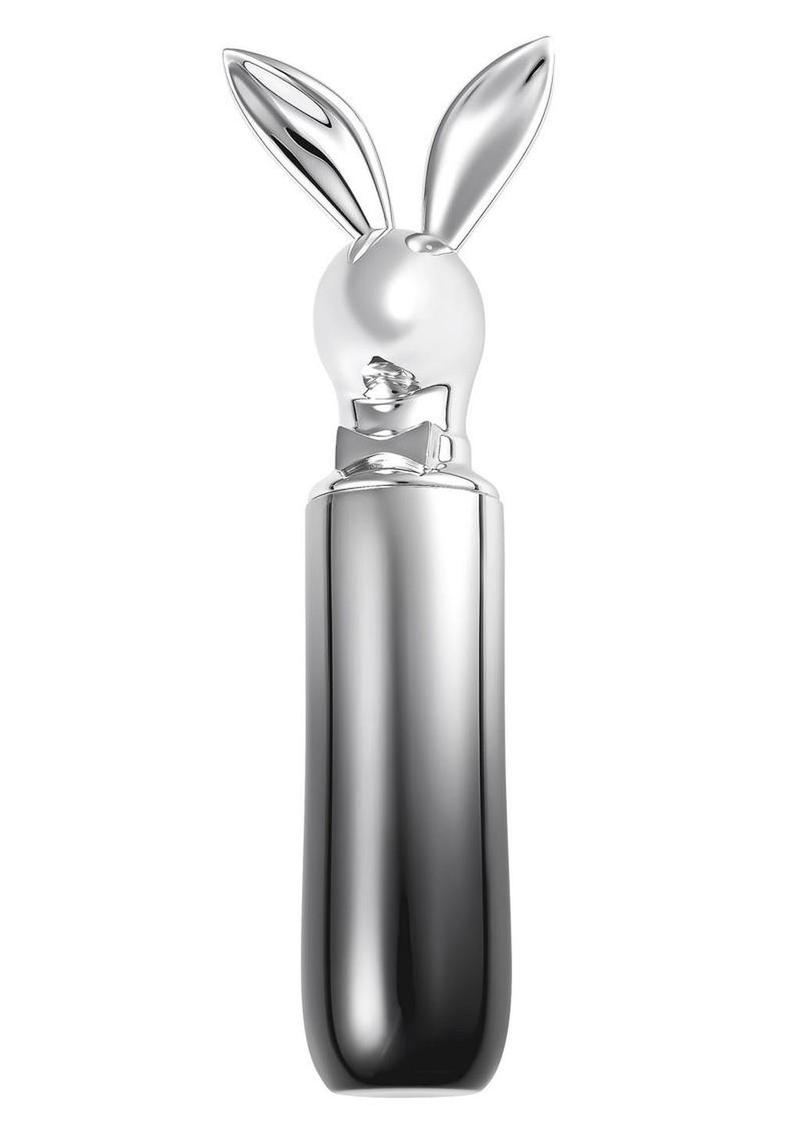Playboy Bunny On The Go Rechargeable Silicone Rabbit Head Mini Vibrator