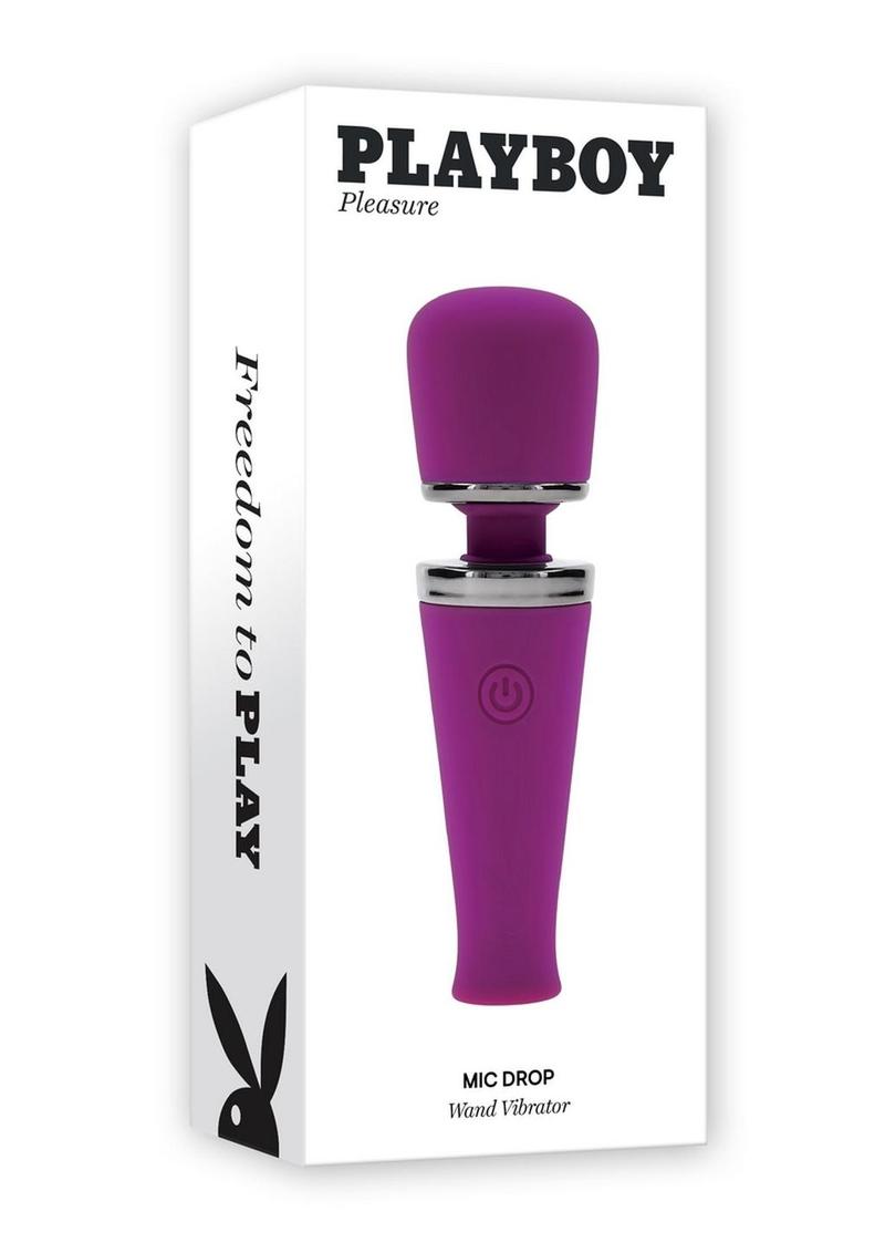 Playboy Mic Drop Rechargeable Silicone Wand