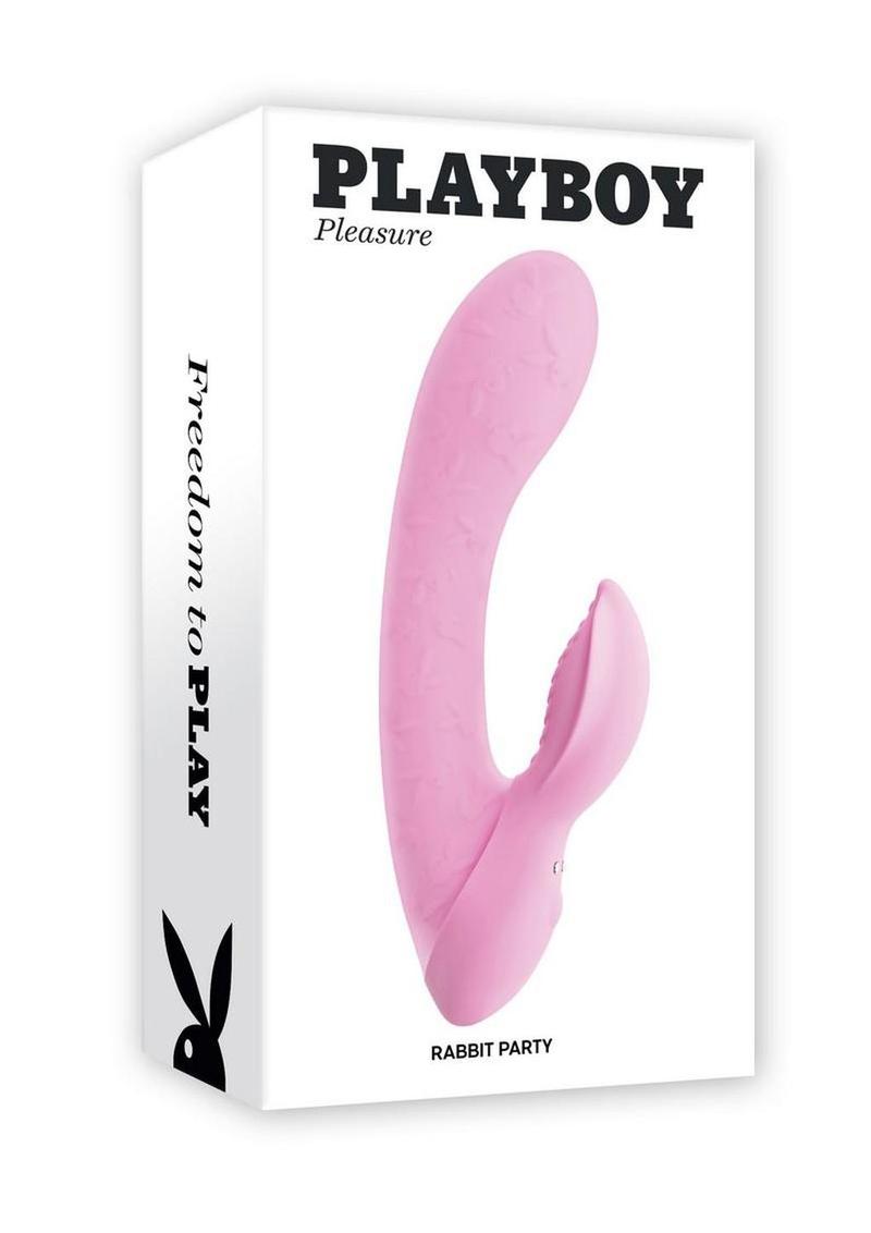 Playboy Rabbit Party Rechargeable Silicone Rabbit Vibrator