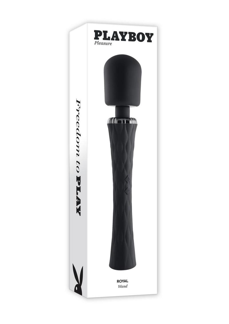 Playboy Royal Rechargeable Silicone Vibrating Massage Wand